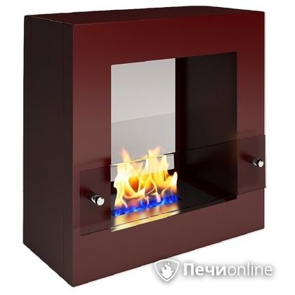 Биокамин ЭкоЛайф Cube Glass black burgundy Арома, c250 в Краснотурьинске